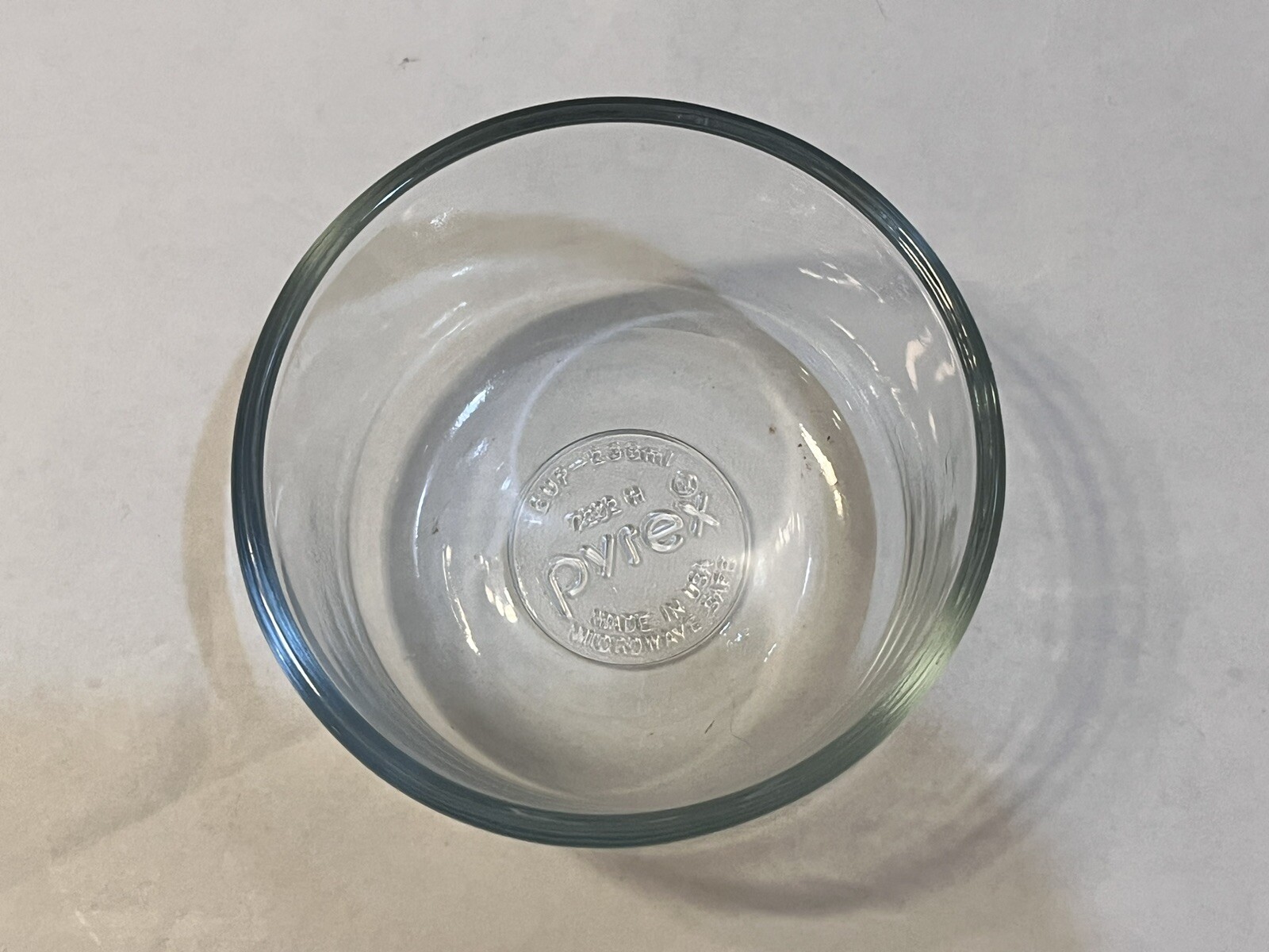 Set of 4 Pyrex Blue Tint Glass Mixing Nesting Bowls 7202, 7201A, 7200A, 7202