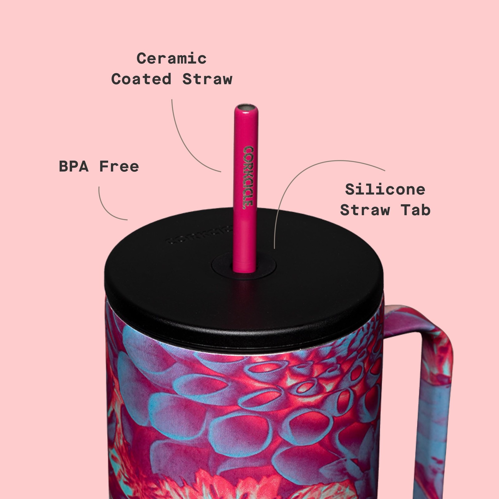 Corkcicle Cup Xl – – 12 – – Lid – – Ice – 30 Oz