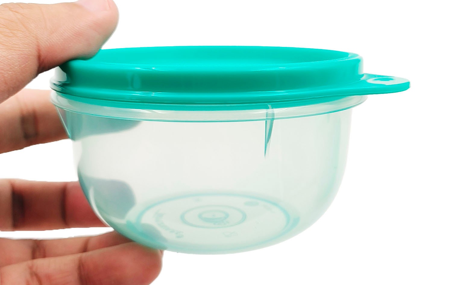 Tupperware Green Purple Plastic Mini Snack Cup Bowl Food Container 230ml (6) Set
