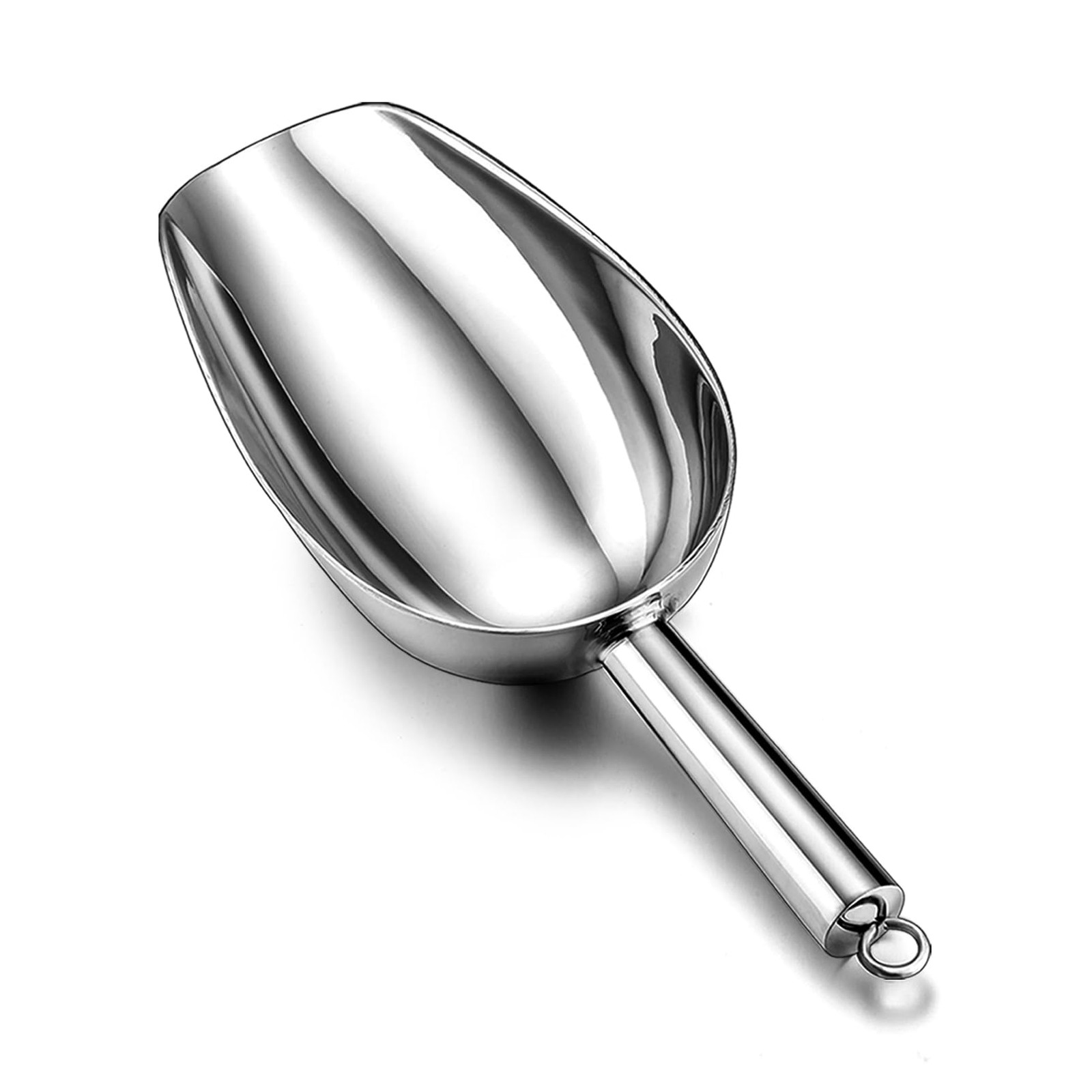 Stainless Steel Ice Scoop Small Metal Food Candy Scoop For Kitchen Bar Party Wed