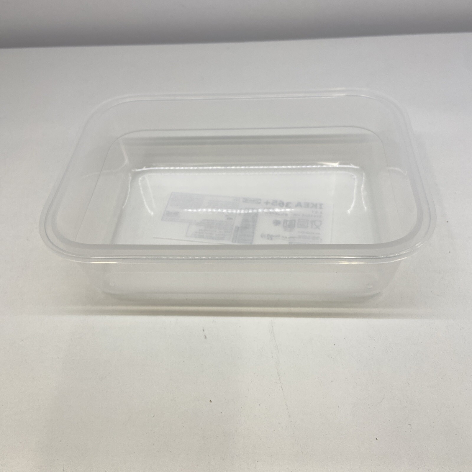 New IKEA 365+ Clear Rectangular Food Container 1.0 L (34 oz) 403.591.48