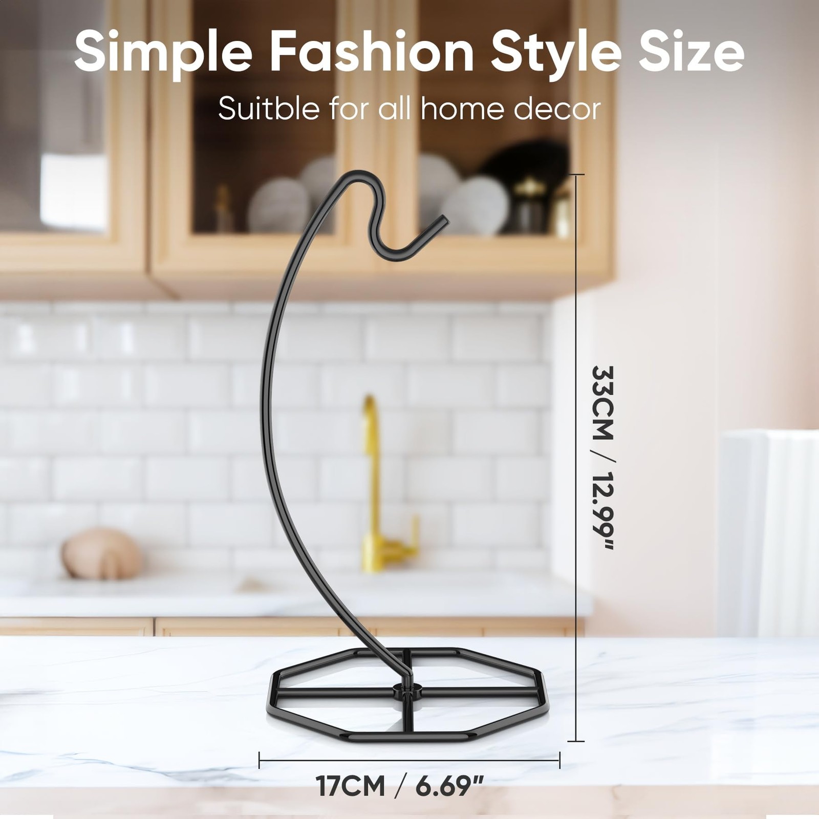 2 Pack Banana Hanger, Banana Tree Holder Metal, Banana Stand Holder