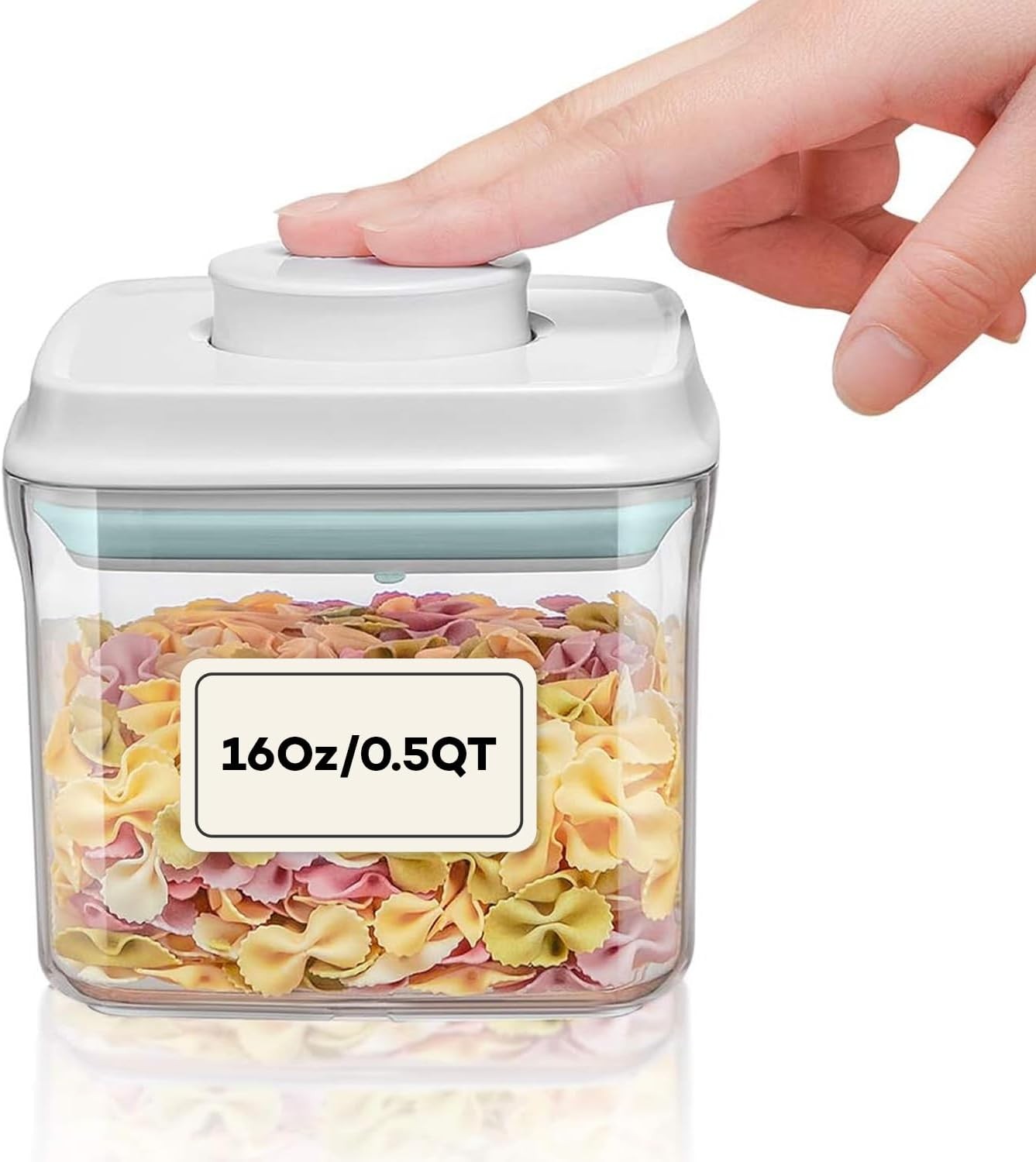 Bop Top Airtight Food Storage Containers with Lid 2 Cups / 16 oz | Kitchen
