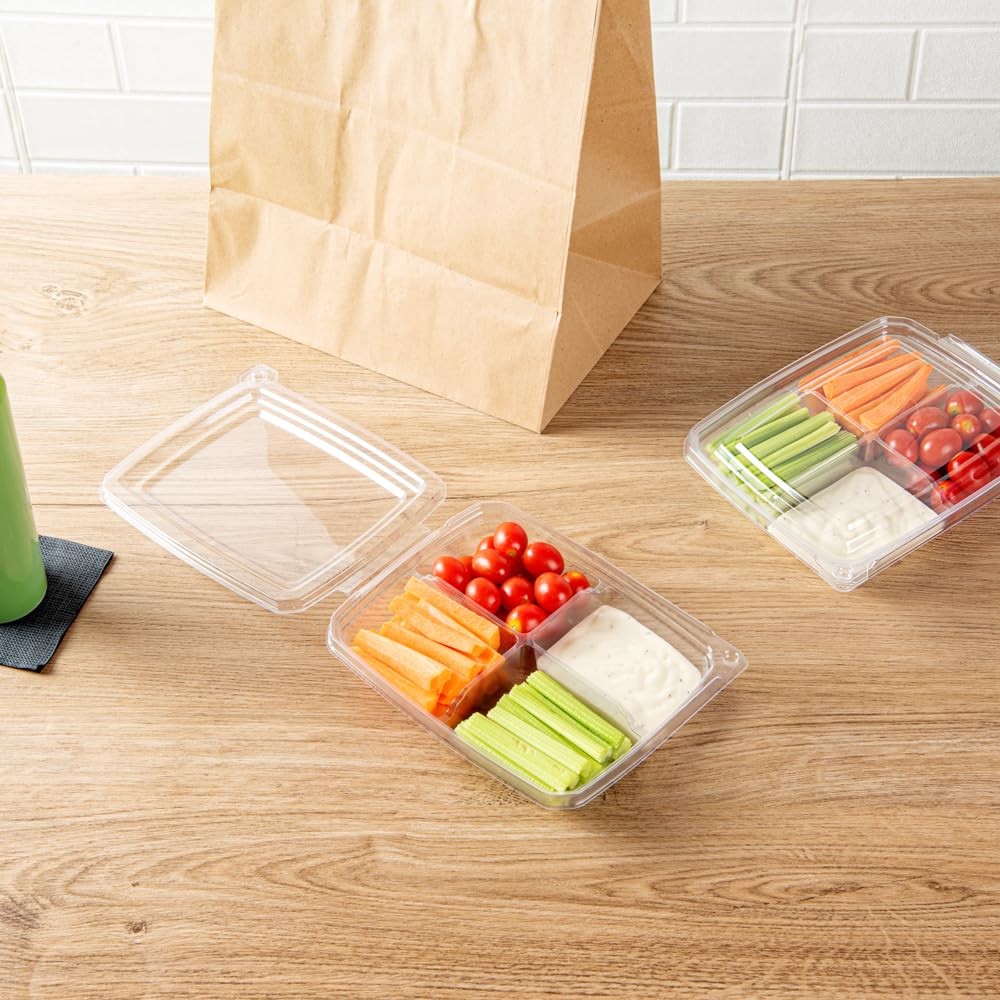 Tamper Tek 13 Ounce Rectangle Take Out Containers 100 Durable Carryout