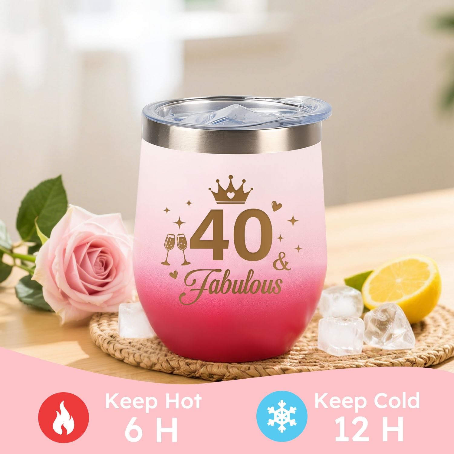 40th Birthday Gifts for Women – Self Care Spa Gift Basket, Relaxing & Pampering