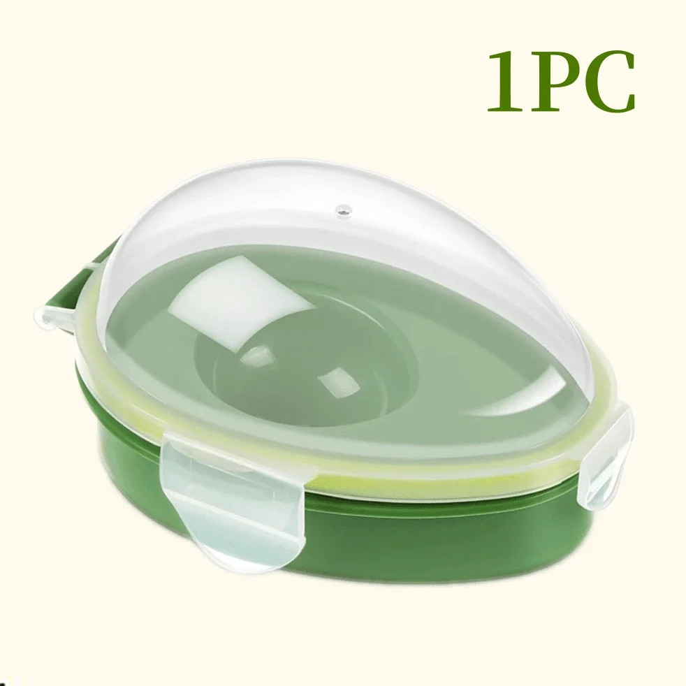 Avocado Storage Box Reusable Crisper Fruit Slicer Saver Space Saving Keeper