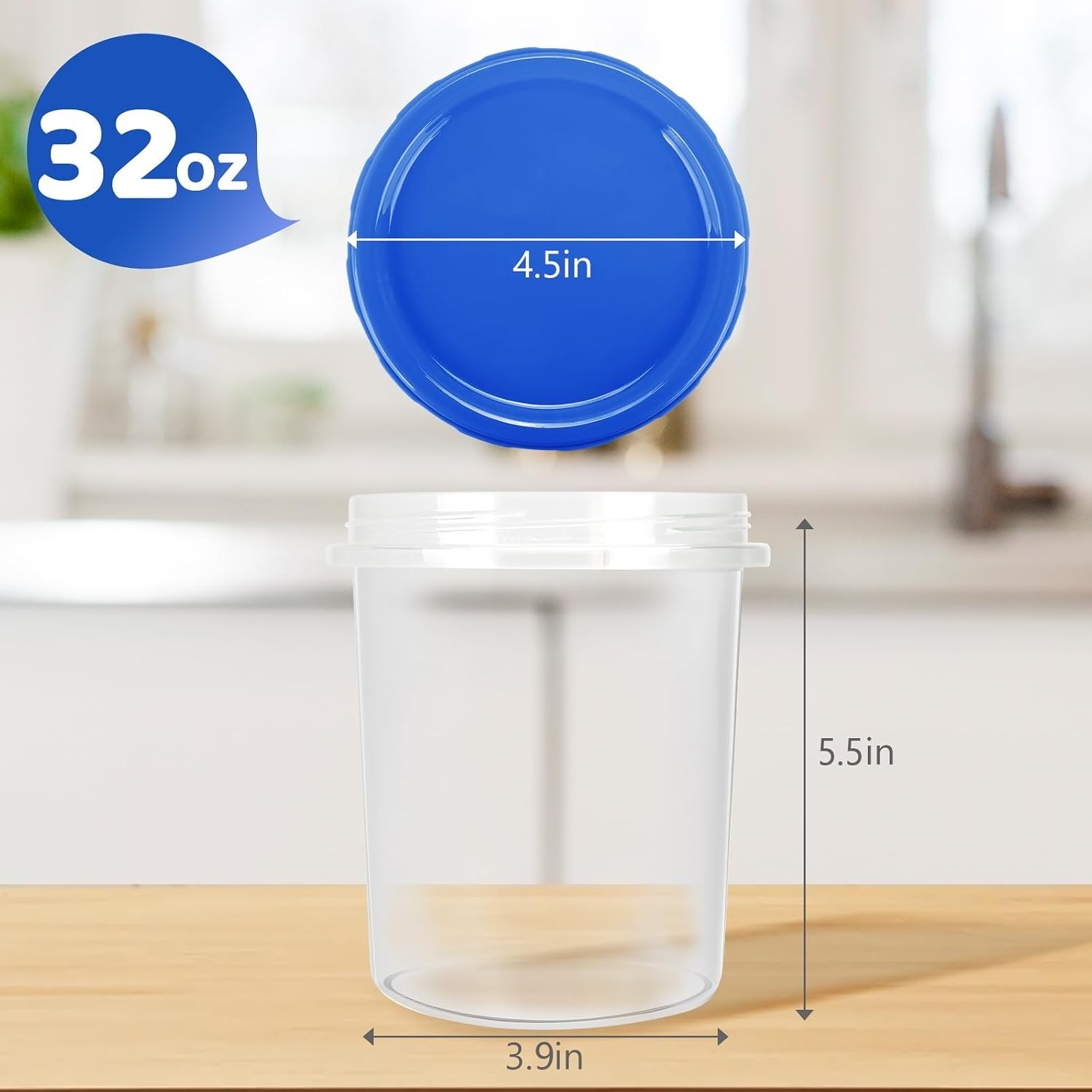Reusable Freezer Containers with Leak-Resistant Lids