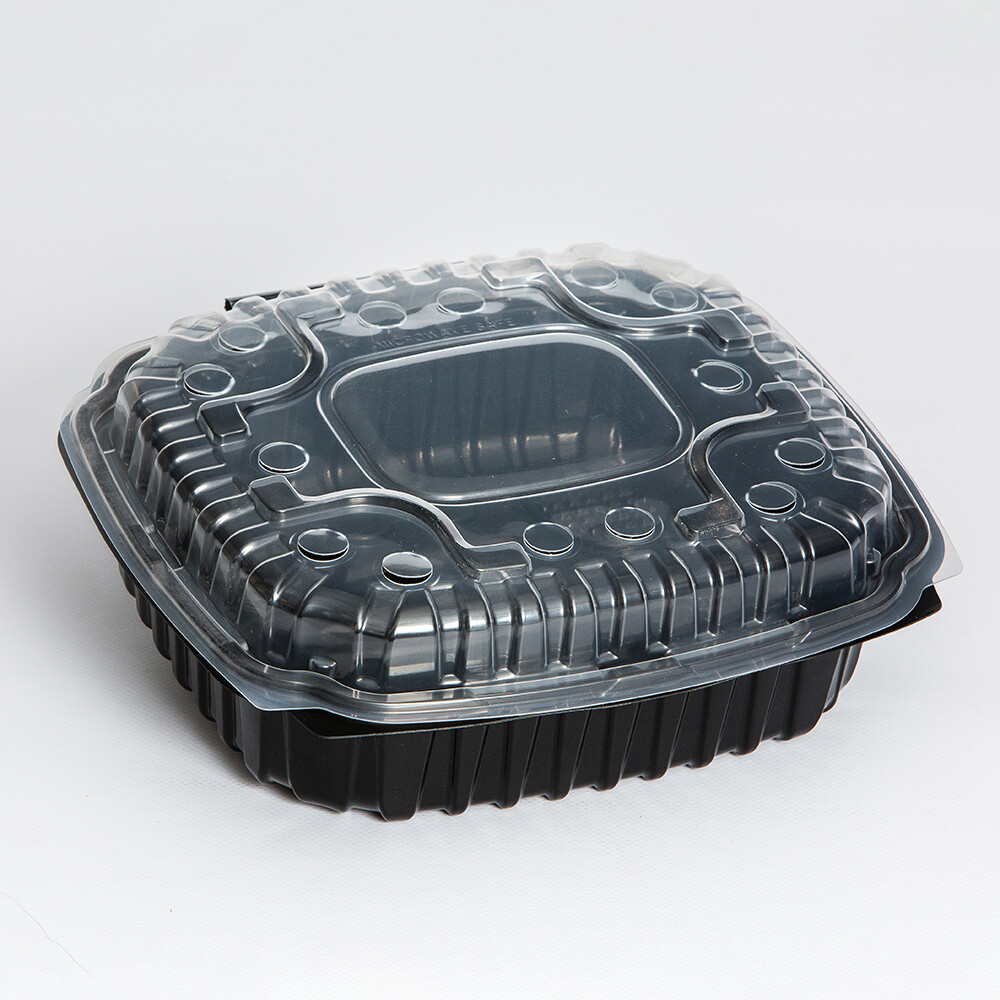 Anchor Packaging 10.5″ x 9.5″ Food Container with Vented Hinged Lid | 100/Case
