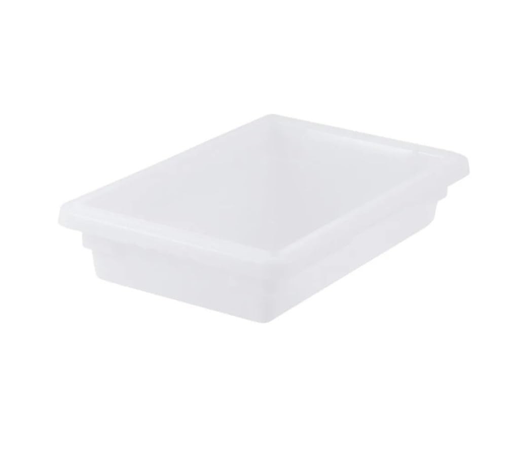– 18″ x 12″ x 3-1/2″ Polypropylene 2 Gallon Food Storage Box Container White …