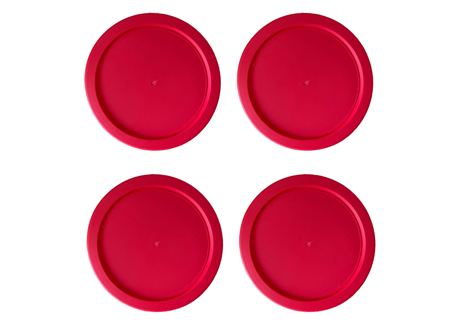 4 Replacement Lids for Pyrex 4-CUP Storage Cover 6″ Container 7201-PC RED