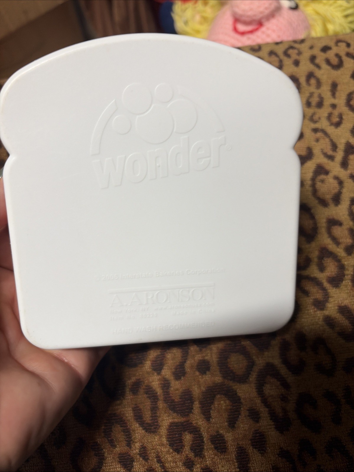 Wonder Bread Sandwich Containers LUNCH BOX Plastic Lid Bread Holder Keeps Fresh