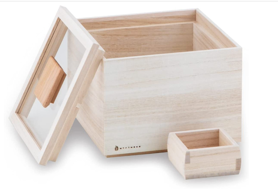 Masuda Kiribakoten Paulownia Made in Japan Rice Box with Rice Cup (3Kg)