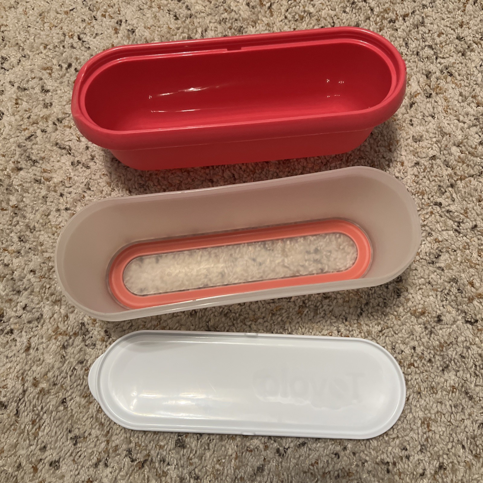 Tovolo Glide A Scoop Non Slip Base Insulated Ice Cream Tub – Red Raspberry Tart