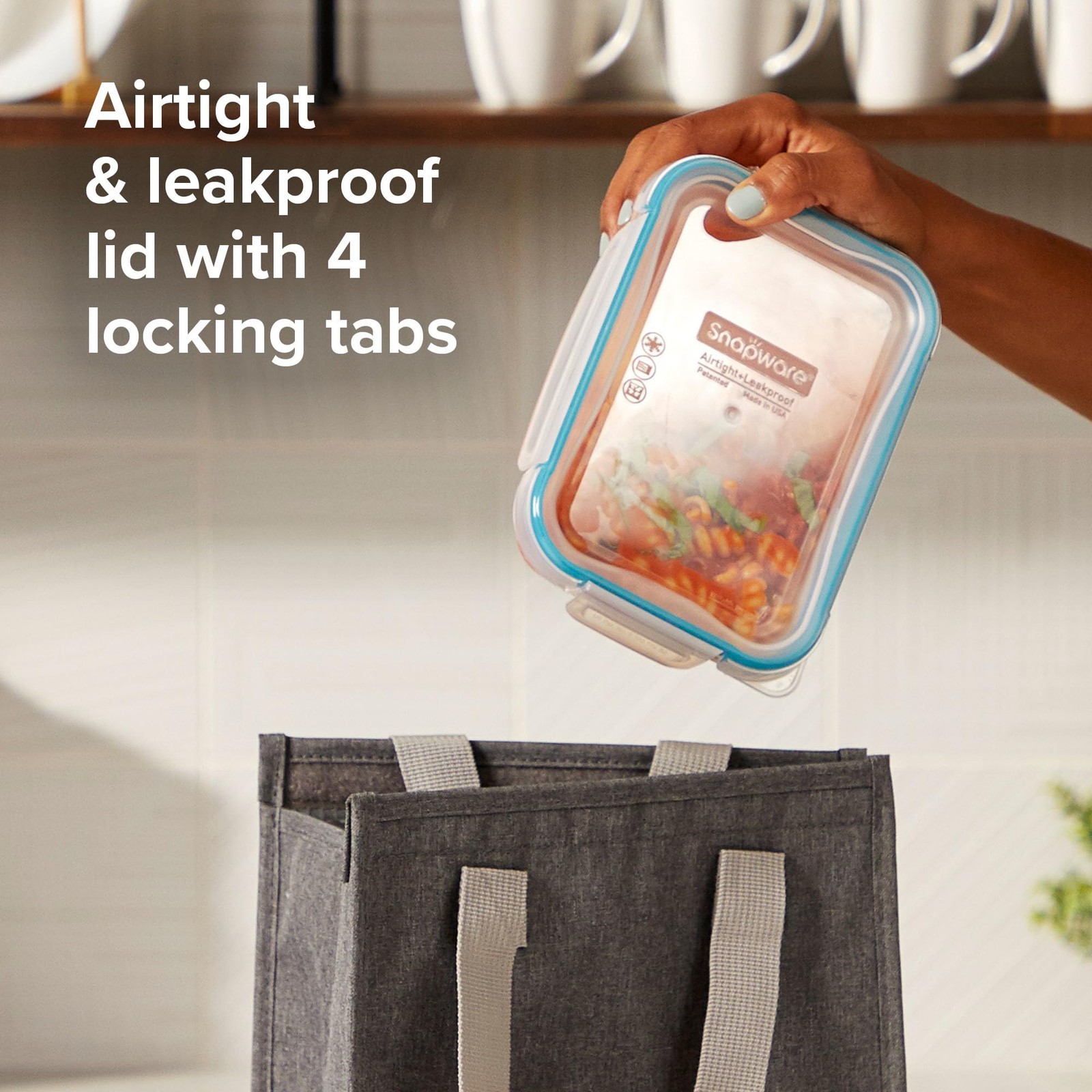 Snapware Total Solution 3-Pack (8.5-Cup) Plastic Food Storage Containers Set, Le