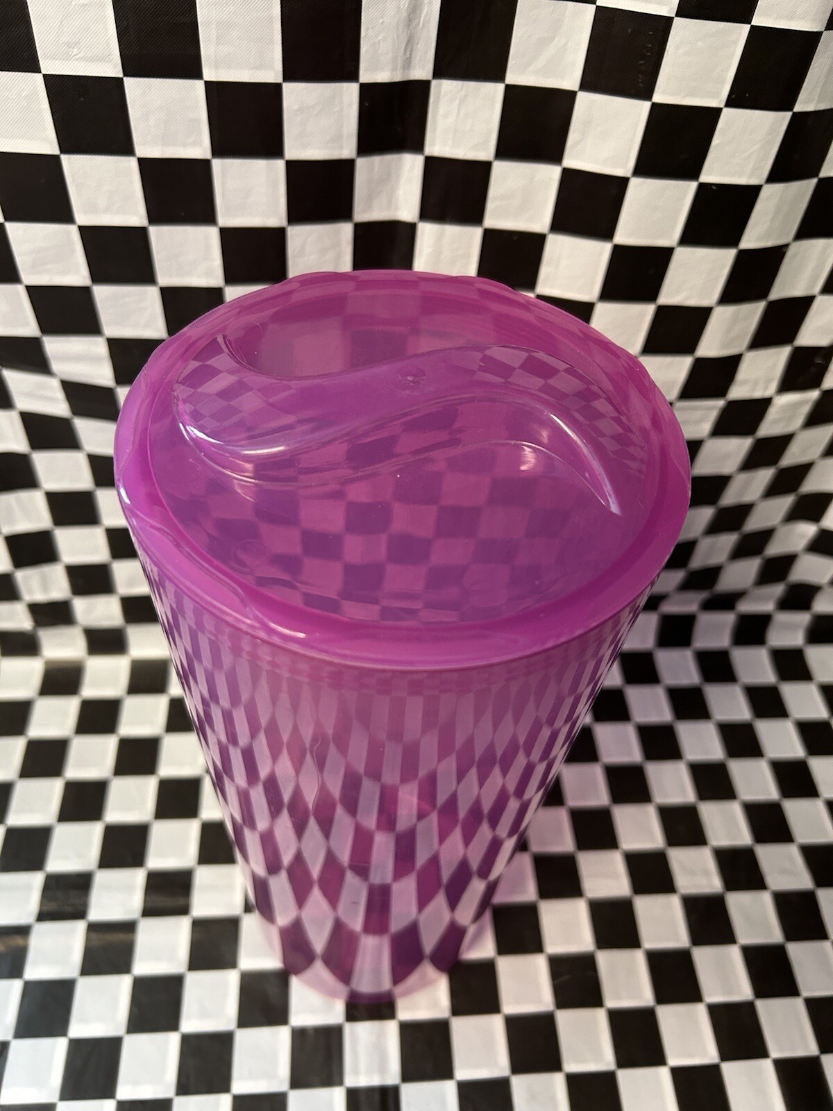 PURPLE Plastic PASTA Style Food Storage Container With Lid Cereal Rice