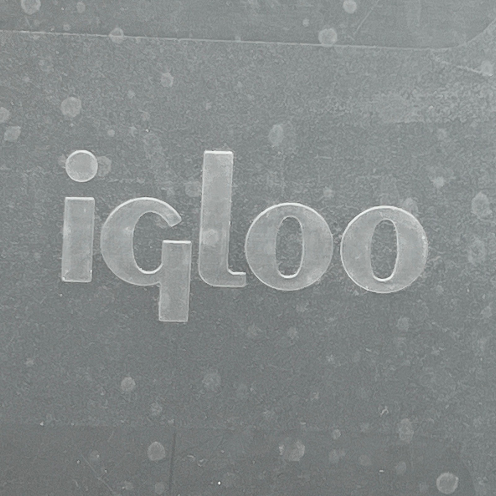 Vtg Igloo White Plastic Food Storage Container Lid Cooler Legend 11x10x3.5″ USA