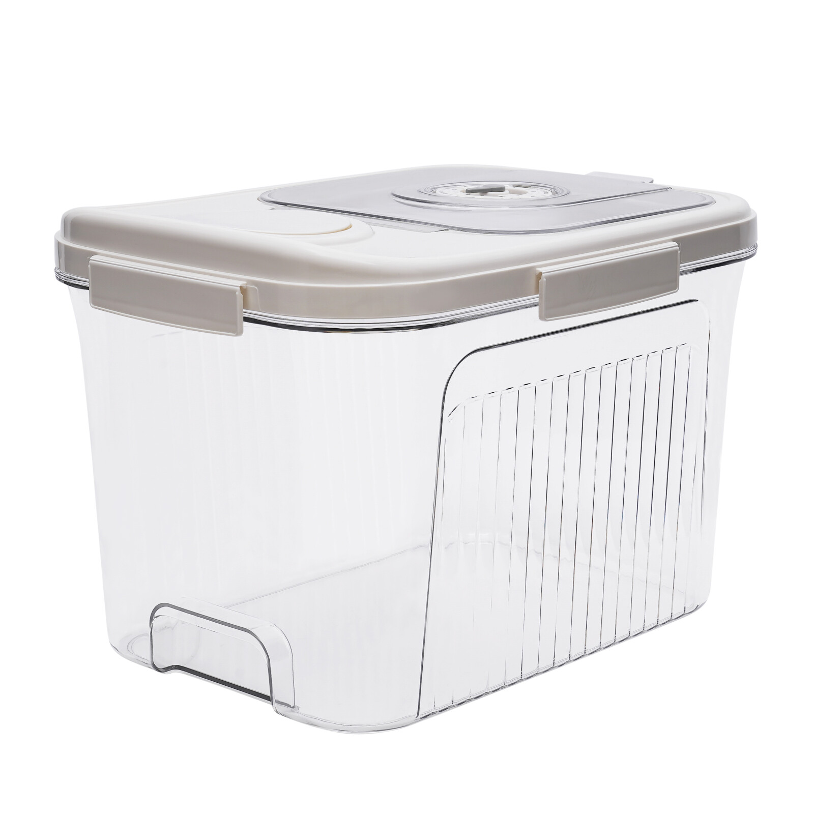 10kg Large Rice Storage Container Food Flour Airtight Box Rice Dispenser W/ Cup