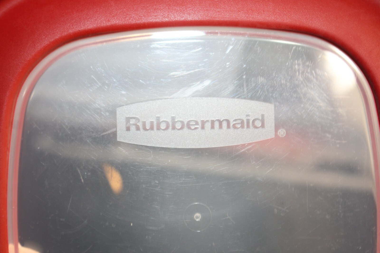 Rubbermaid Storage Container Replacement Lid ONLY 10M3M4 RED! w/ Window 7″
