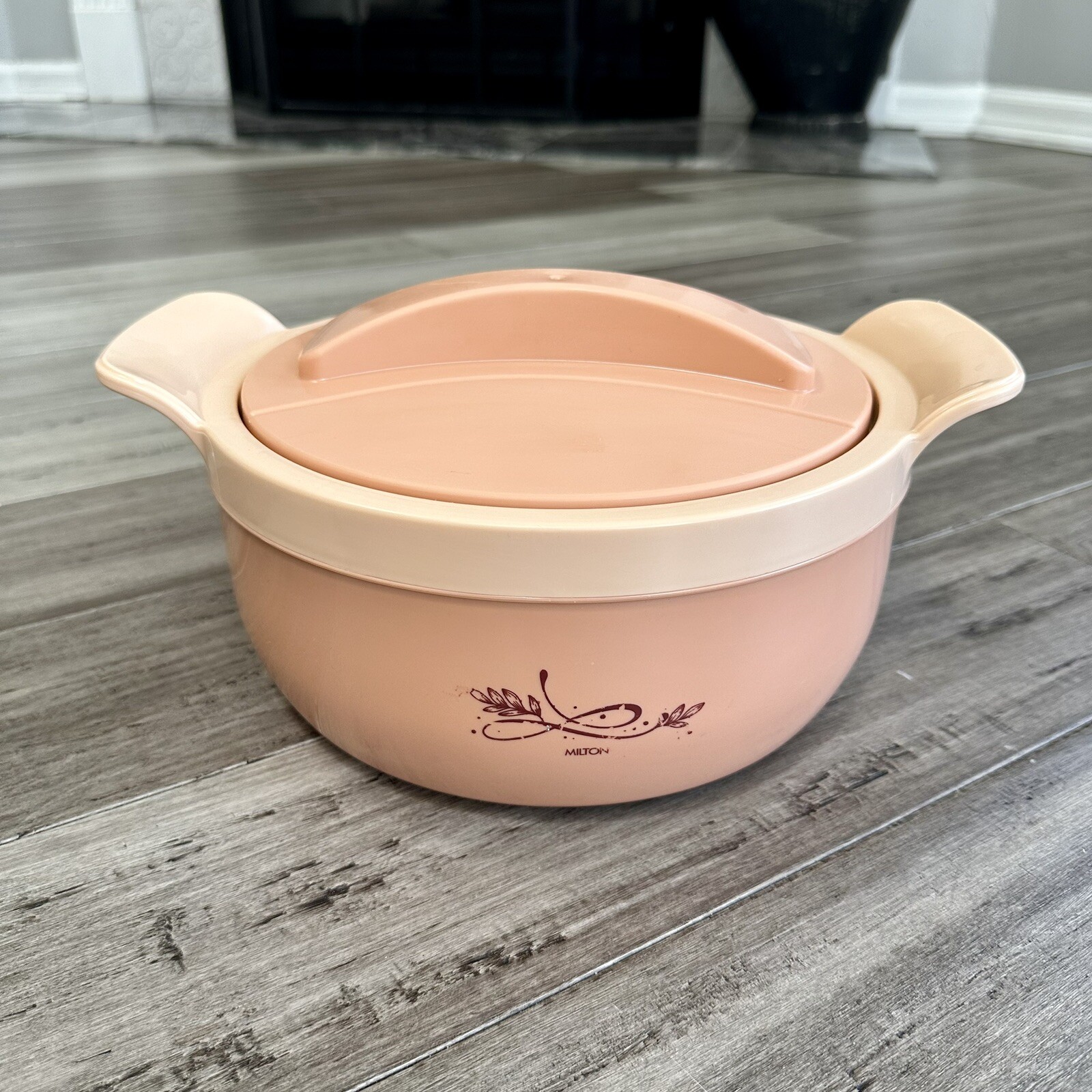 MILTON CRAVE 2500 Sealable Lid INSULATED Serving Bowl Coral Party Camping Travel