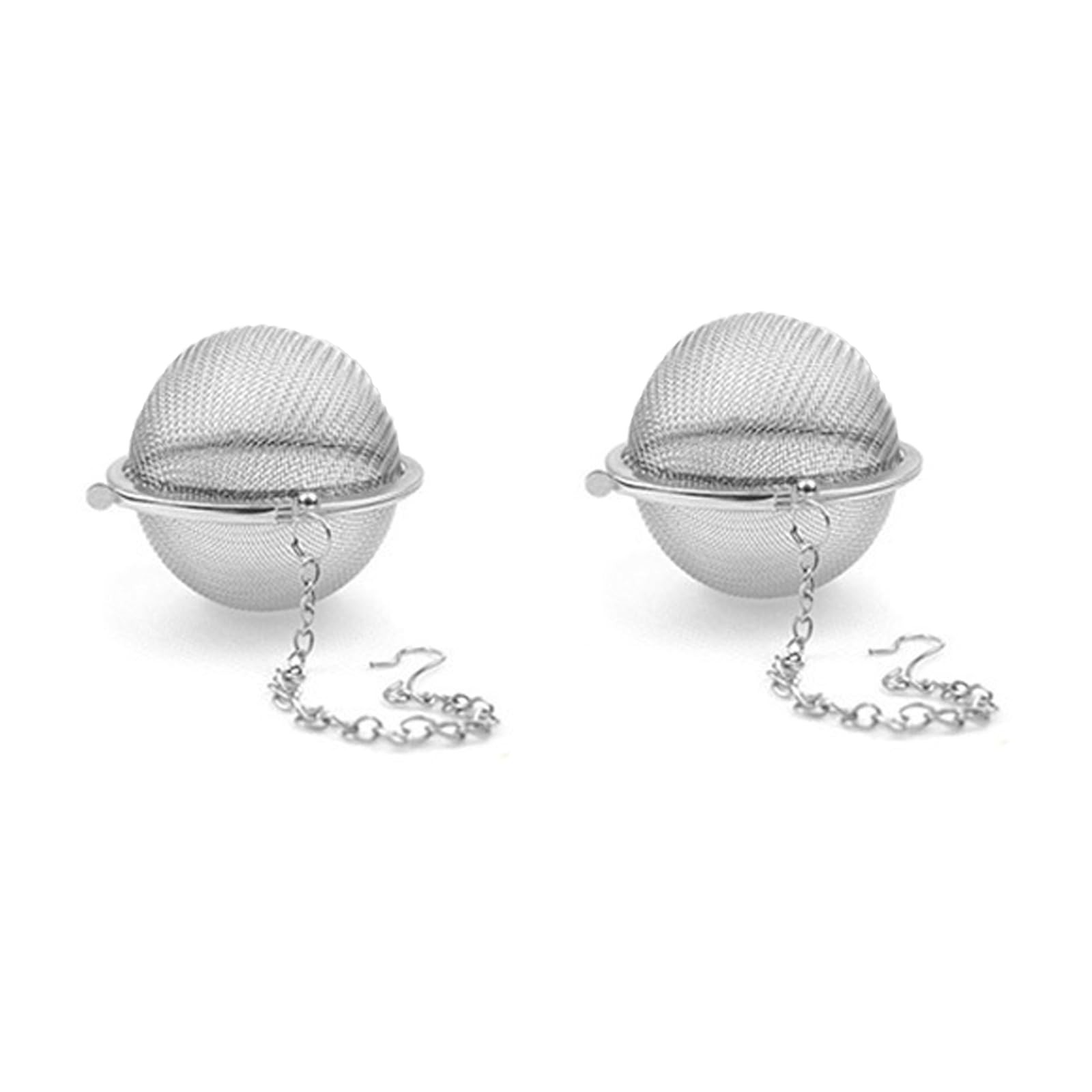 2PCS Premium Tea Infusers for Loose Leaf – Upgraded 2.2 IN, Silver