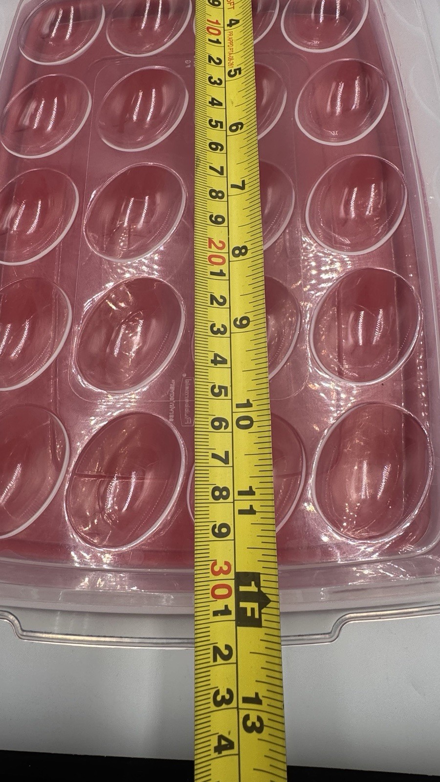VTG Rubbermaid Deviled Egg Carrier Set of 2 Clear Red Servin Saver Containers