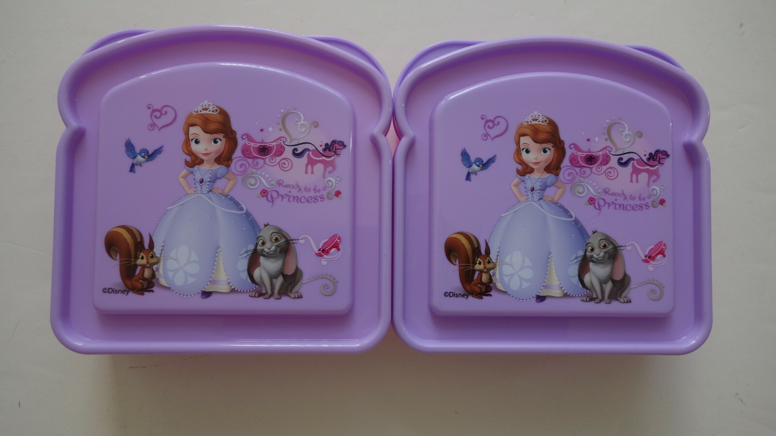 Disney Ready to be a Princess 14.83 FL OZ Food CONTAINER for 3+ Year/ Set of 2