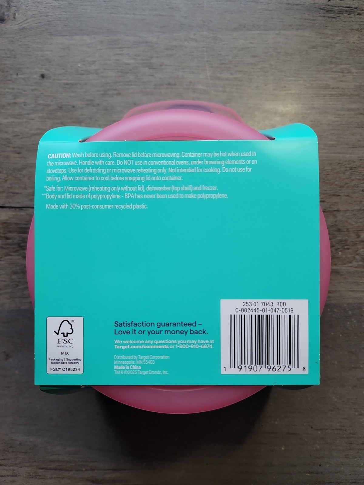 Up & Up Snap & Store Food Container with Divided Tray and Condiment Cup & Lid