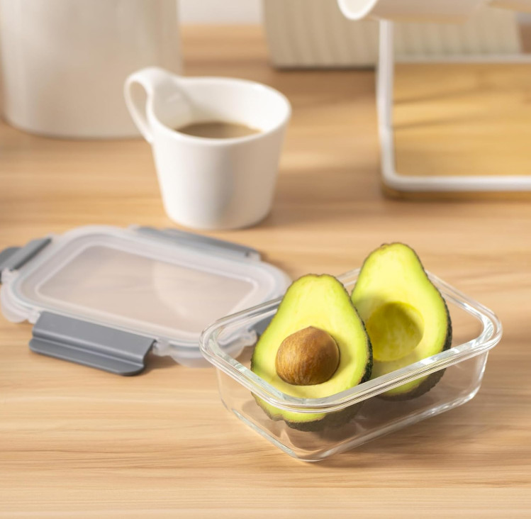 Contenedores de Cristal 24 Pzas Antifugas BPA Free para Alimentos y Lunch