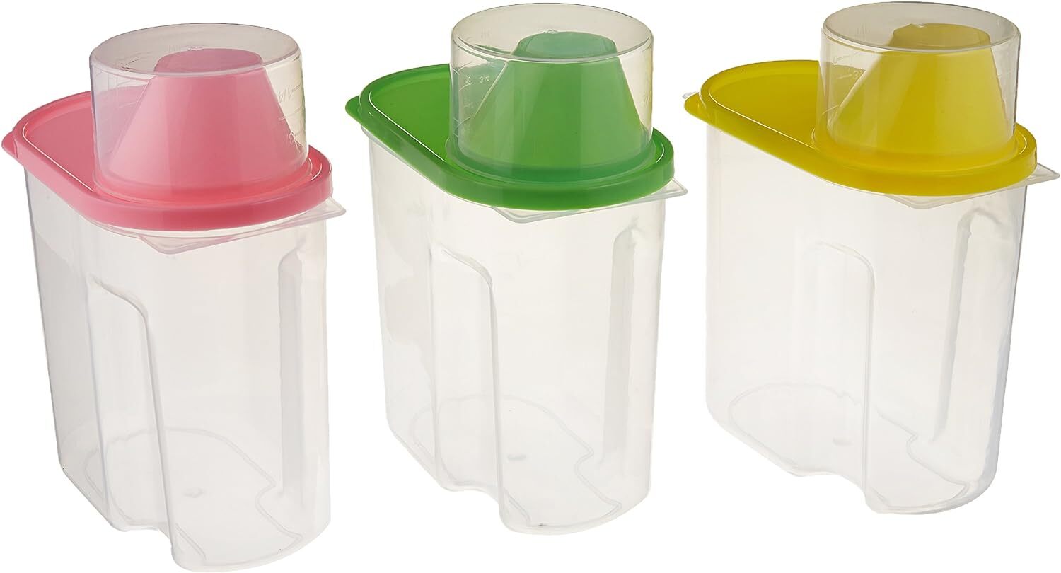 Small Bpa free Plastic Food Saver Kitchen Food Cereal Storage Containers With Gr