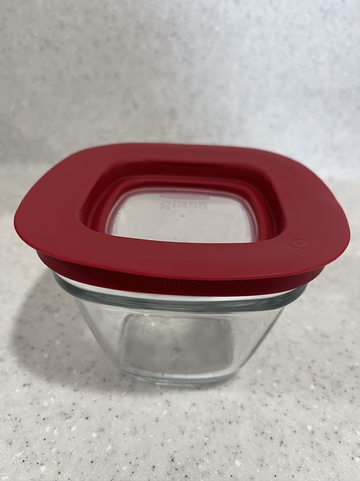 Rubbermaid Glass Container 1.5-cup/354mL 7N61 W/Lid Made USA Food Storage