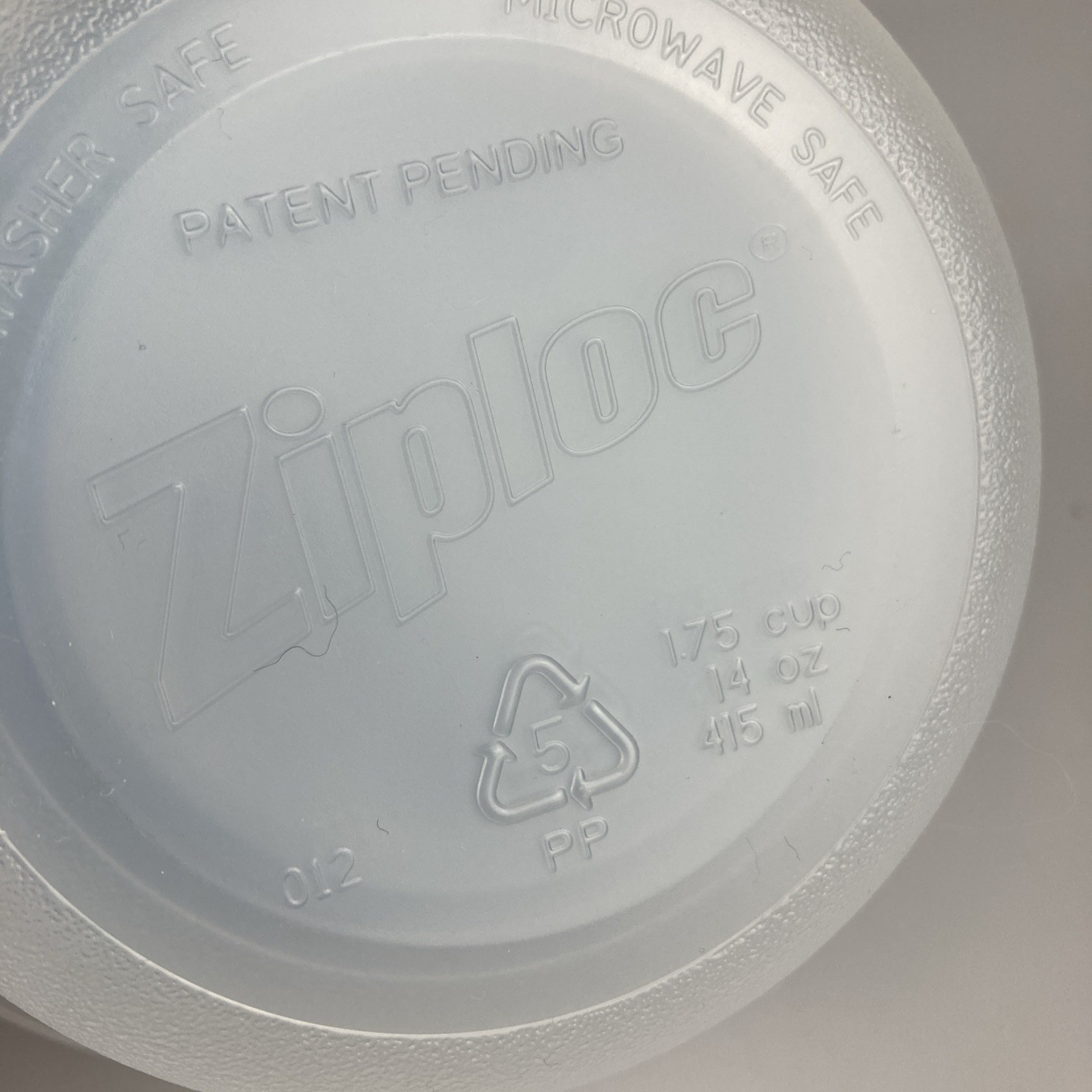 Ziploc Snap ‘n Seal Small Bowls 1¾ Cups 14oz & Small Square 2.5 Cup 20oz