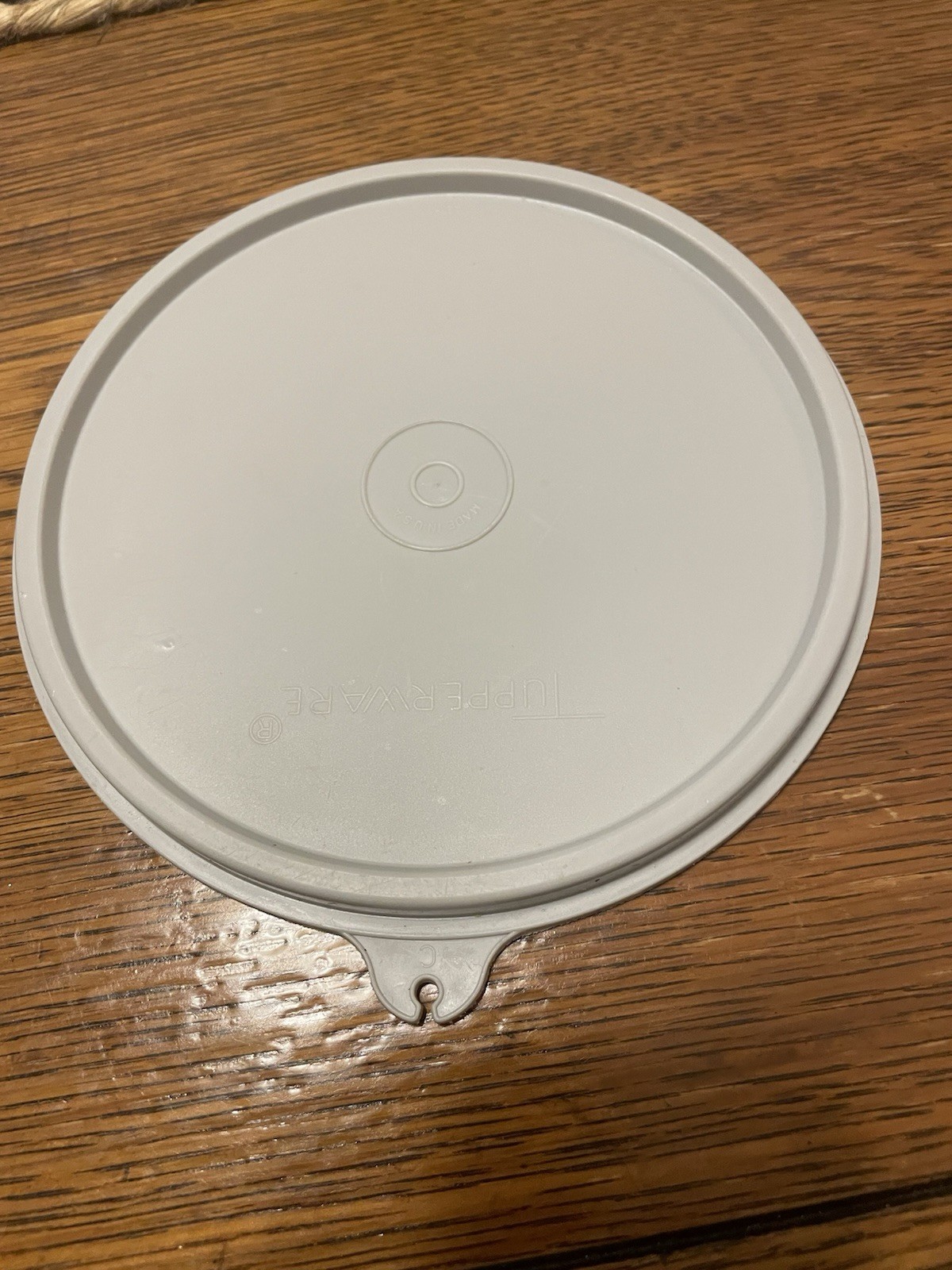 Tupperware Replacement Lid Round Gray 6.5″ #227-27
