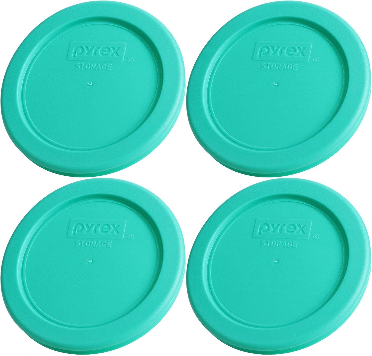 4-Pack BPA-Free Green Food Storage Lids – Lightweight & Spill-Reducing Design