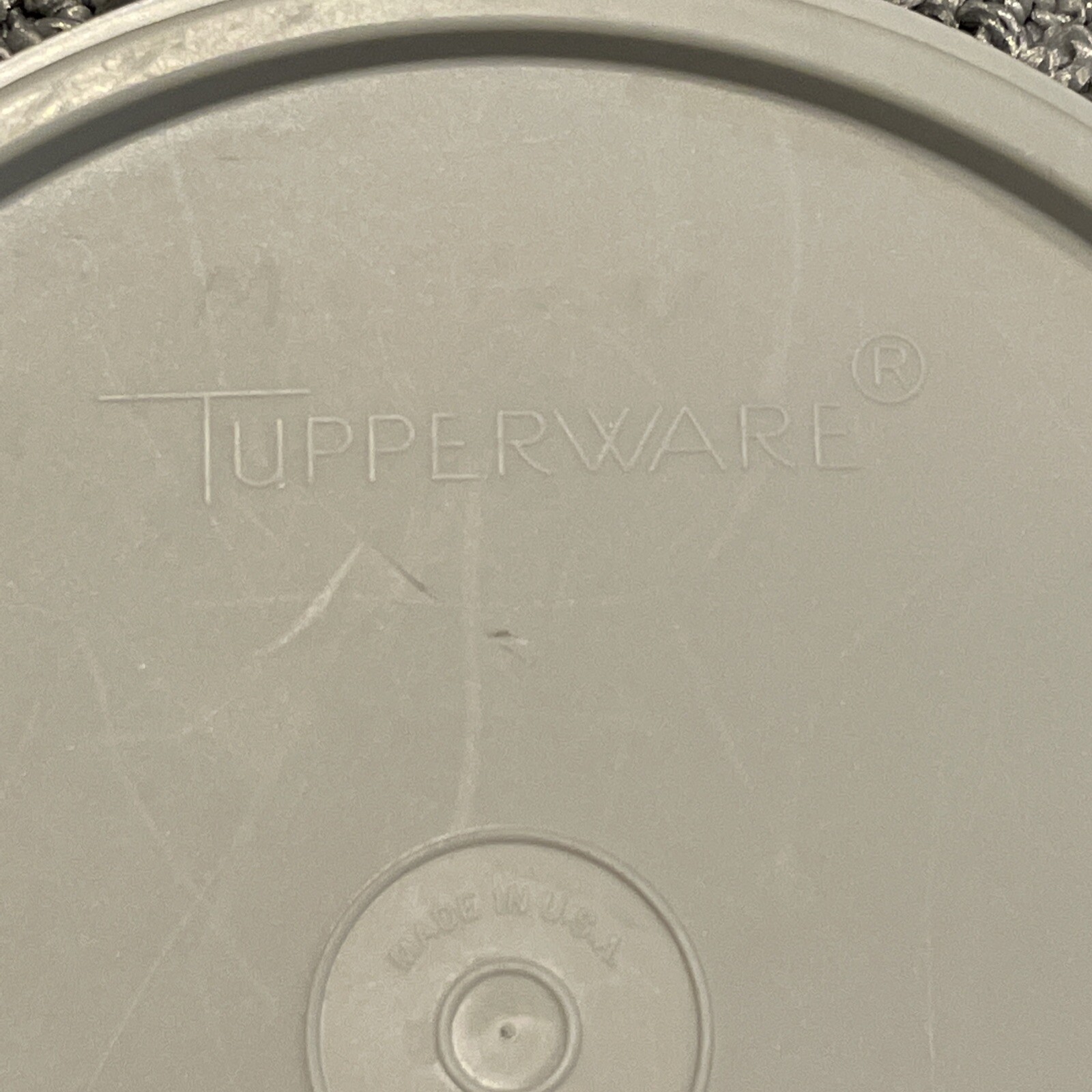 Tupperware Replacement Lid Round Gray 6.5″ #227-27