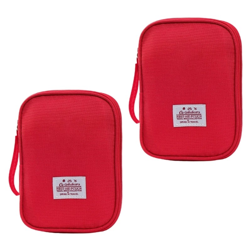 First Aid Storage Bag With Waterproof Anti Fall Design For Home Travel Hiking