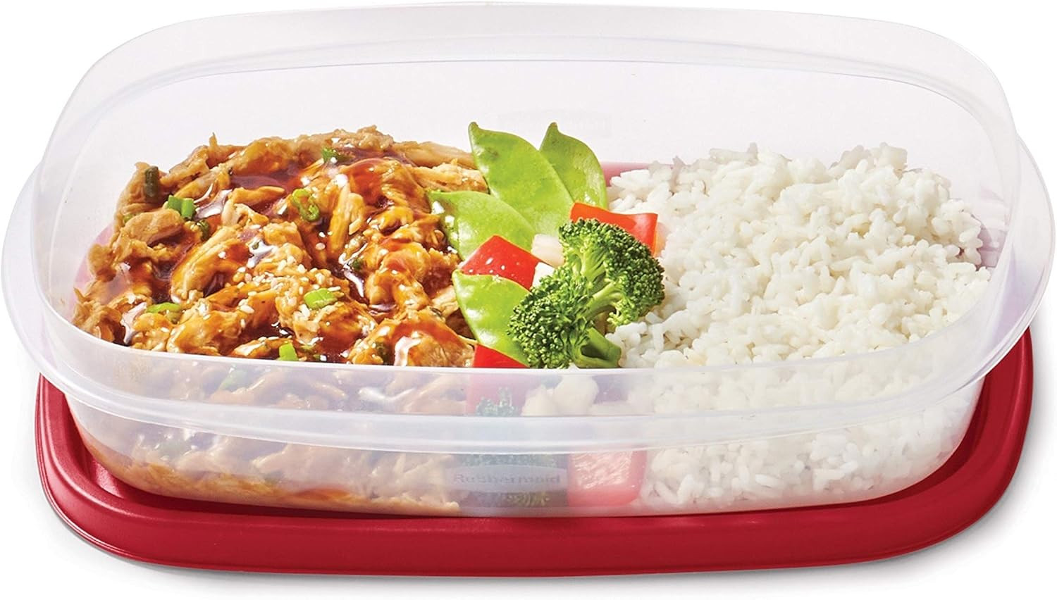 Easyfindlids Meal Prep Containers, One Compartment, 5.5 Cup, 5 Pack