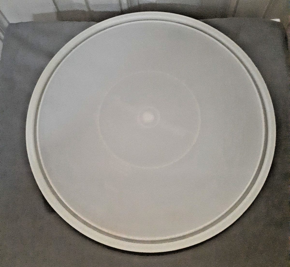 Vintage Tupperware Cupcake Muffin Pie Storage Keeper #242 W/LID #224 Clear Round