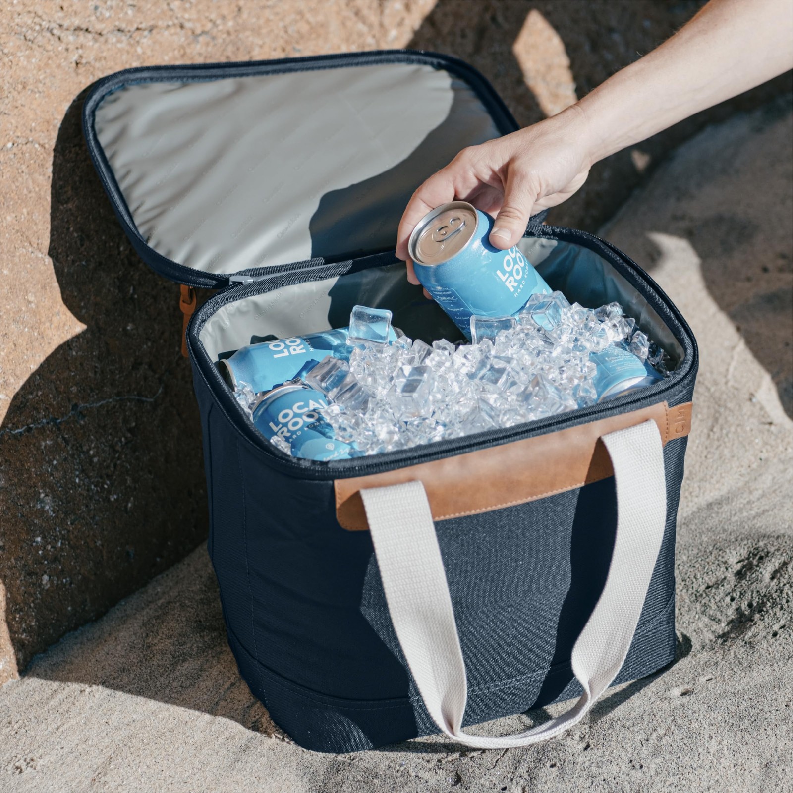 Clevermade Malibu Collapsible Cooler Bag Portable Cooler Bag For Travel Premium