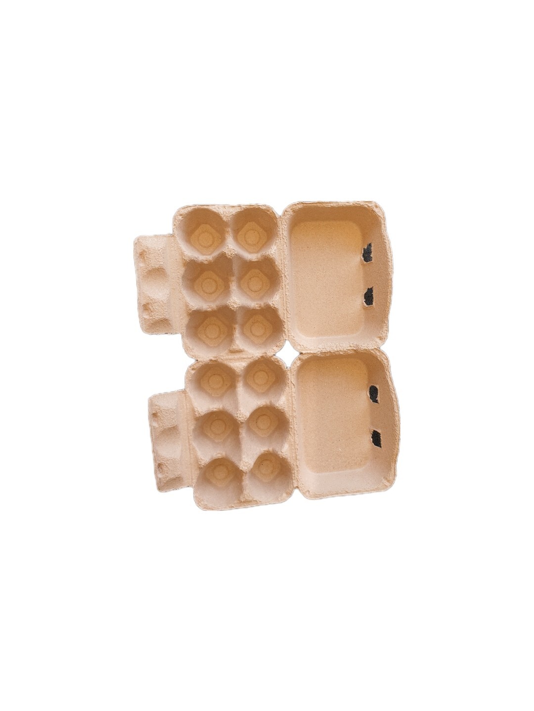 90 x Brand New Natural/Rustic Brown 6+6 Eggs Dozen Biodegradable Eco Egg Carton