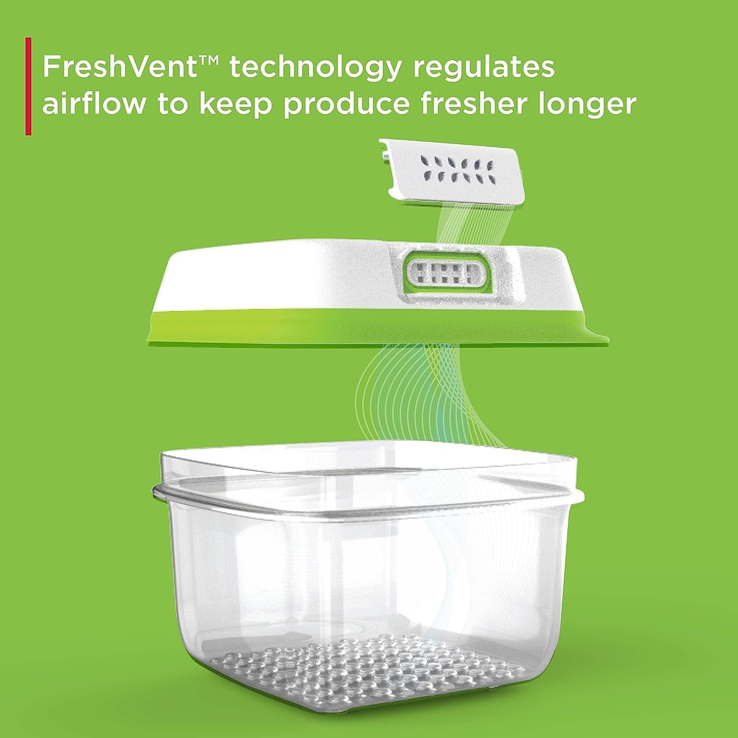 FreshWorks Produce Saver Medium & Large Storage Containers W/ Lids 8-Piece Set