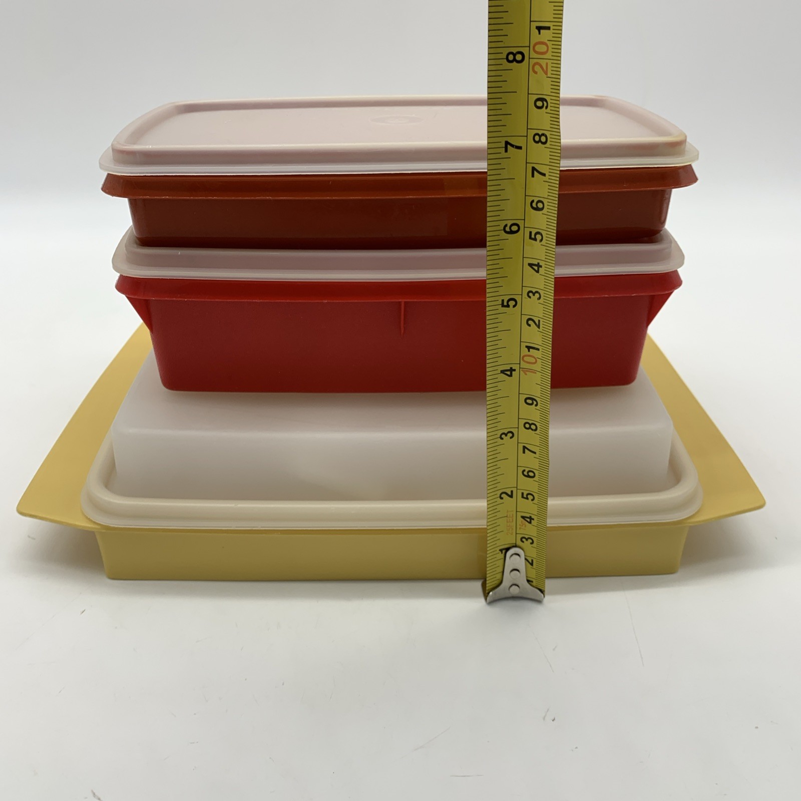 Tupperware Lot of 3 Deviled Egg Holder 723 Deli Keeper 816 Stow n Go 767 Storage