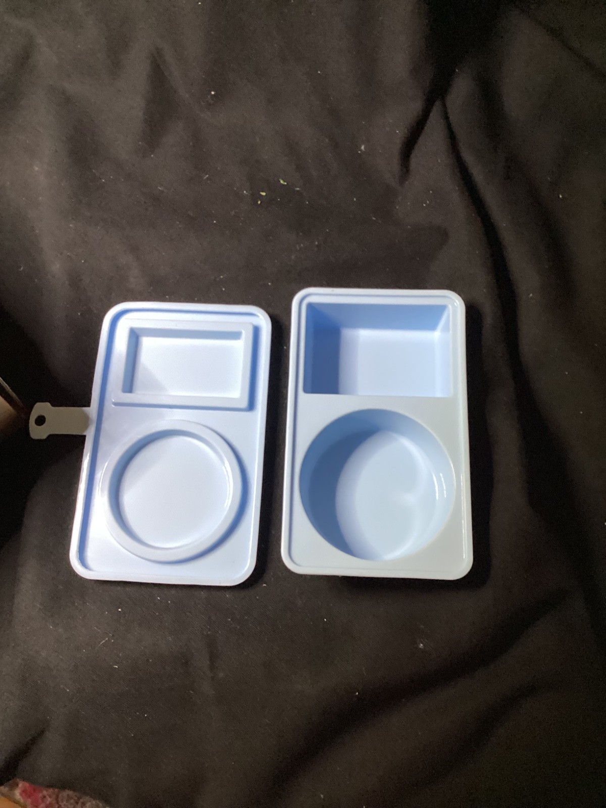 Set of 6 Silicone Snack Containers w/ Lids Pink Blue Reusable Food Storage