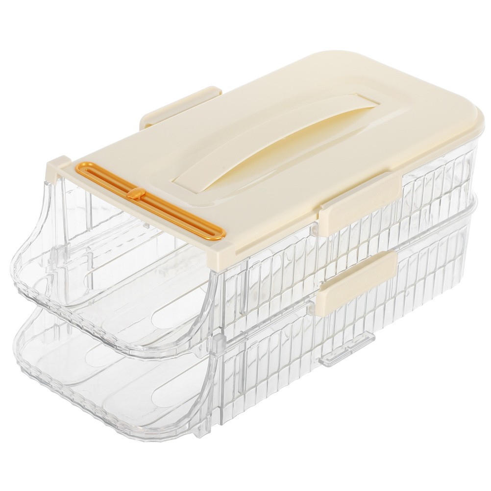 Egg Containers for Fresh Eggs Refrigerator Rack Organizer Storage Tray