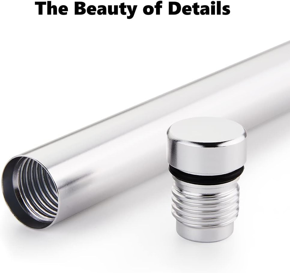 5 Pack Metal Storage Tube Container Fits King Size Cones, Portable Aluminum Wate