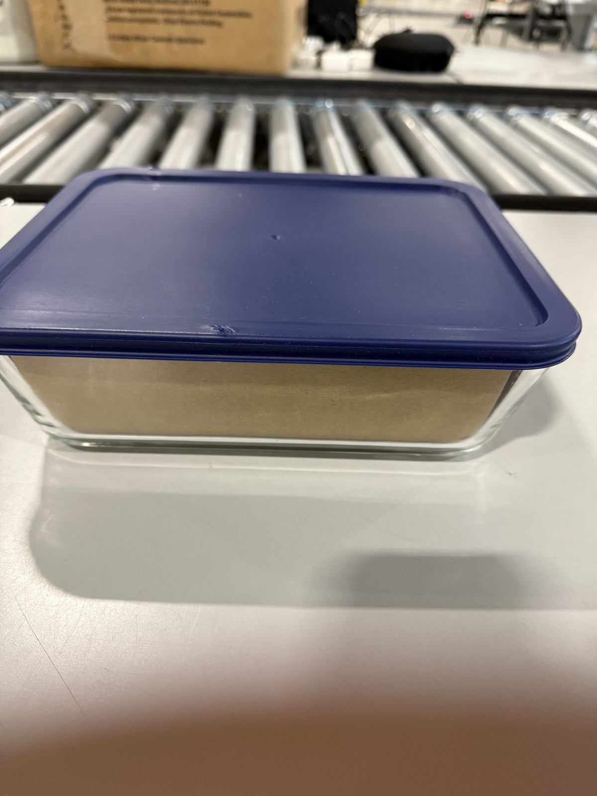DURA CULINA 3 PIECE SET GLASS FOOD STORAGE WITH LID, BOROSILICATE GLASS – BLUE