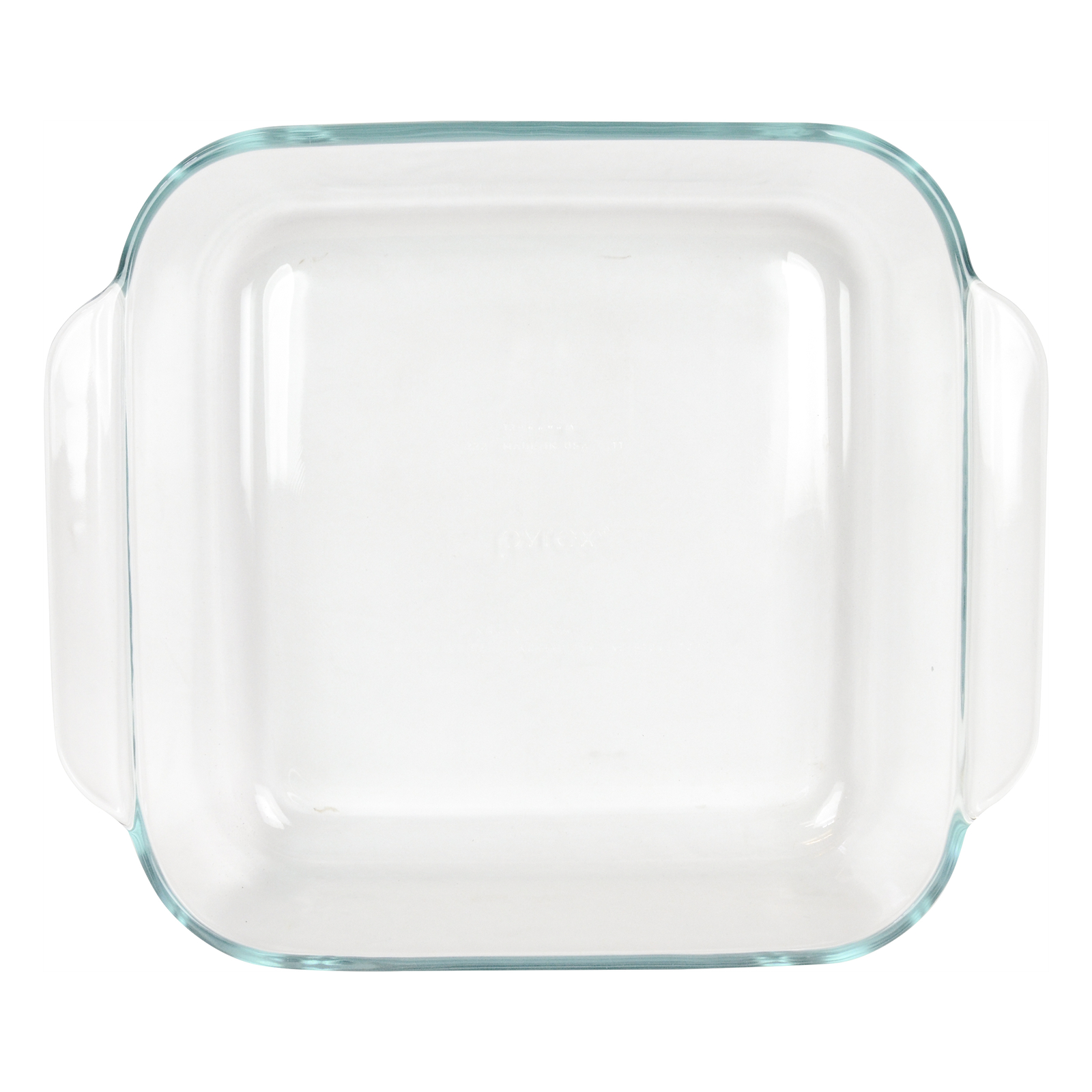 Pyrex (1) 222 2qt Glass Baking Dish & (1) 222-PC Blue Lagoon Lid