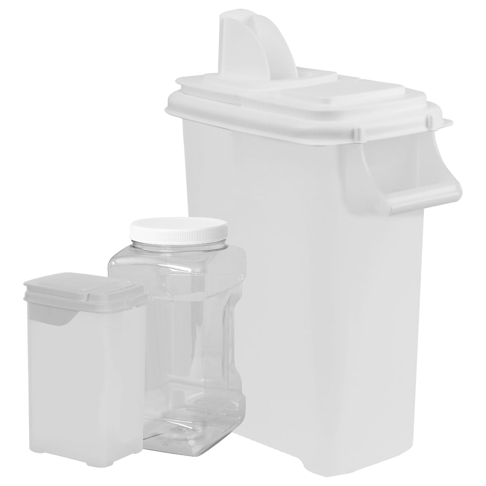 Pet Food Storage Solution (Set of 3) – 32QT, 4QT & 2QT BPA-Free Containers wi…