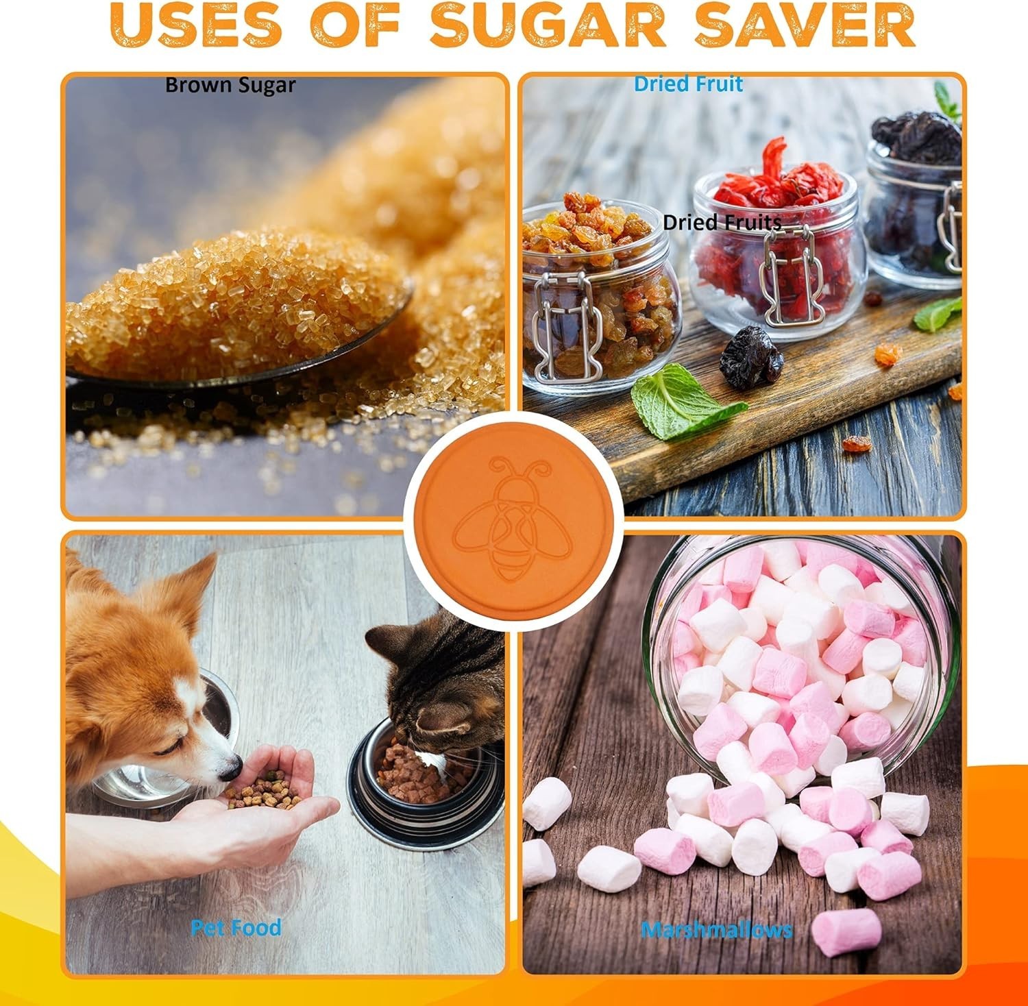 Terracotta Brown Sugar Saver Sugar Keeper Disc Terra Cotta Bear Alternative