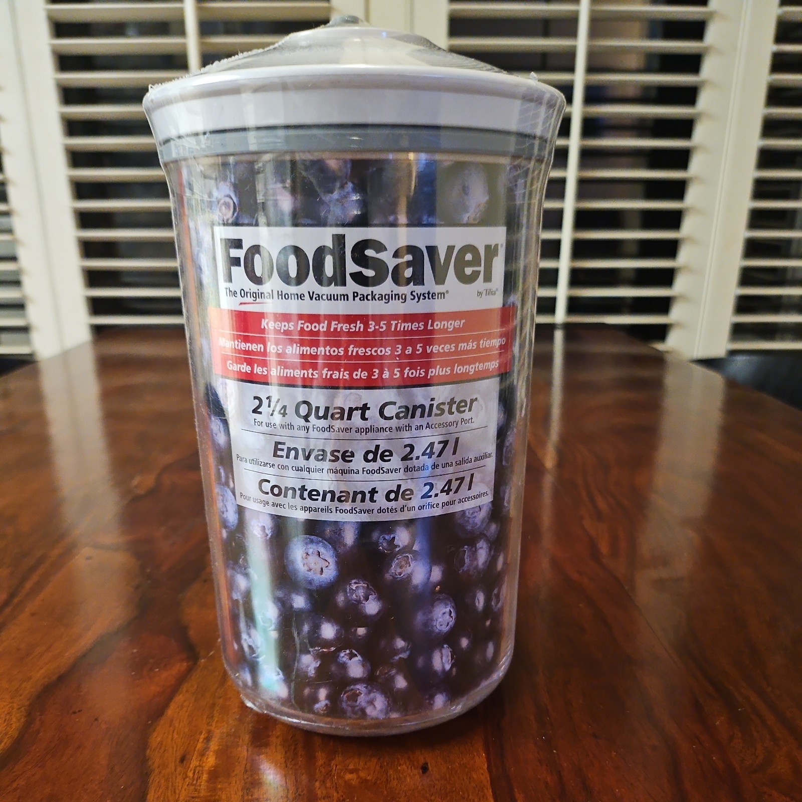 Food Saver 2-1/4 Quart Vacuum Seal Canister Container NEW