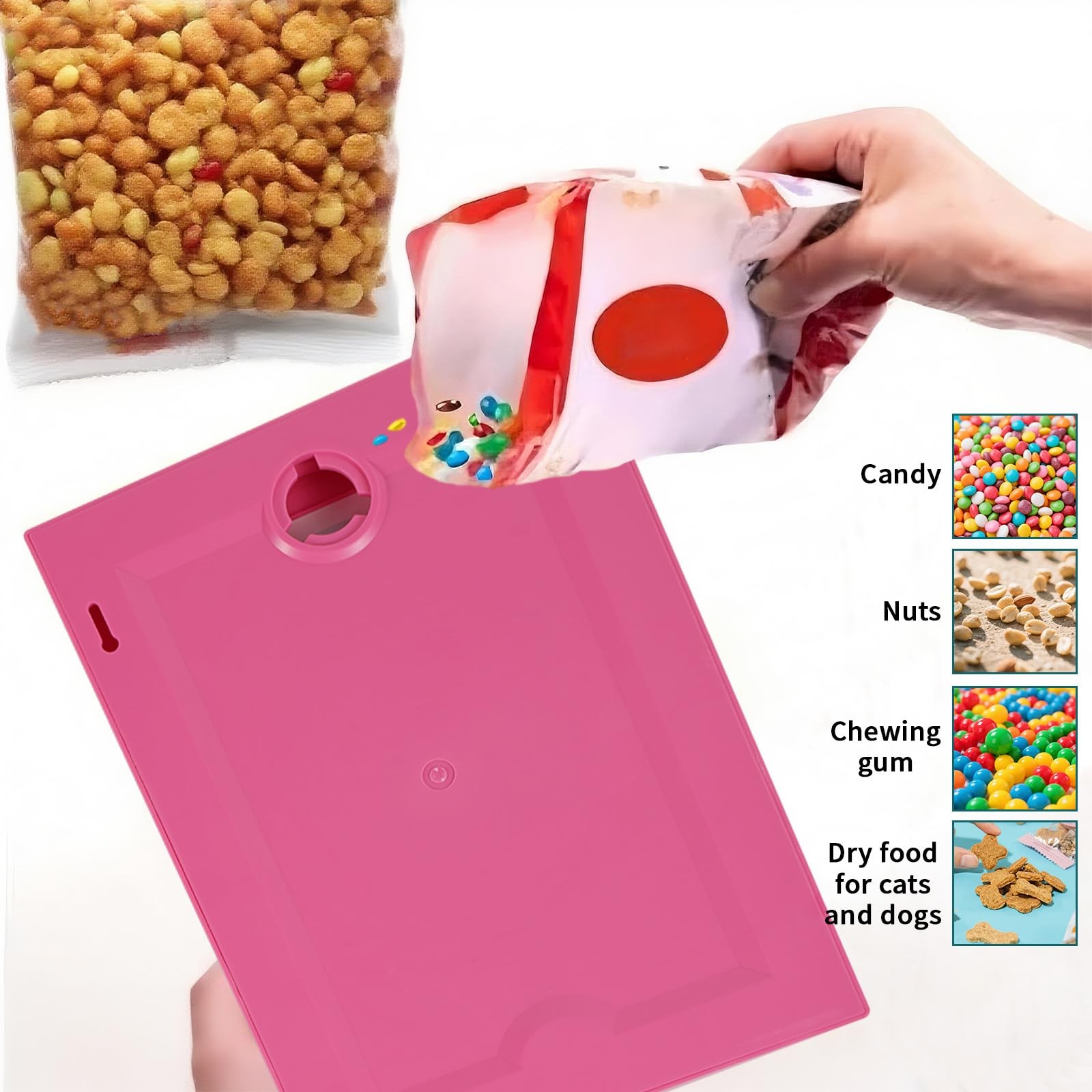 Candy Dispenser Picture Frame, Wall Mount Gumball Machine Creative Handy Cand…